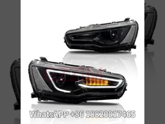 อะไหล่รถยนต์ ABS พลาสติก LED แสงด้านหน้า อะไหล่ หัวไฟ สําหรับ Mitsubishi Lancer 2008-2018