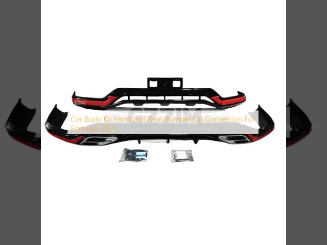คันคอรี่คิต หน้าและหลัง Bumper Lip Conversion For Fortuner 2021