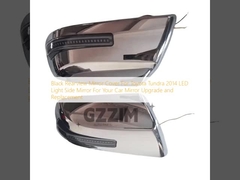 ฝาครอบกระจกมองหลังสีดำสำหรับ Toyota Tundra 2014 กระจกข้างพร้อมไฟ LED สำหรับอัพเกรดและเปลี่ยนกระจกมองข้างรถยนต์ของคุณ