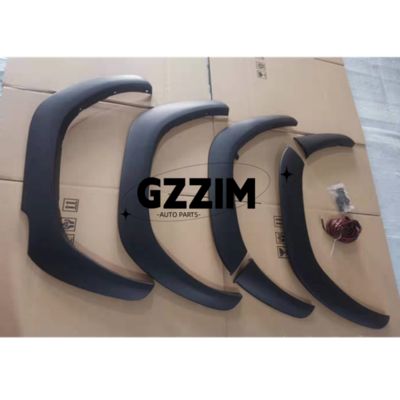 Plastic Black / White Car Fender Flare For Toyota Rocco Wheel Fender Flares