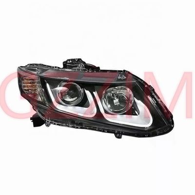 ไฟหน้าหน้าสําหรับ Honda Civic 2012 2013 2014 2015 ABS พลาสติกไฟหน้า LED