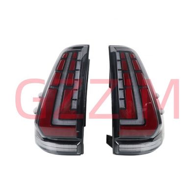 Prado 2003-2009 รถไฟ LED ไฟท้าย สีดํา สีเหลือง Toyota ไฟท้าย LED ประเภท 1