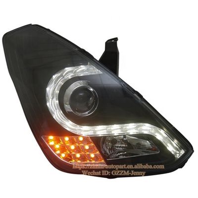 ไฟหน้ารถยนต์เกาหลีที่ปรับปรุง LED สําหรับ Hyundai H1 2008-2014 แสงหน้ารถ