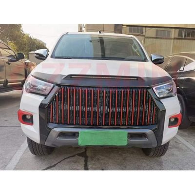 รถ Grille ABS หน้า Bumper Grille สําหรับ Toyota Hilux Rocco 2021
