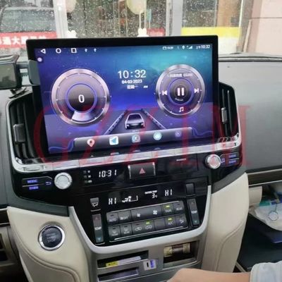 หน้าจอ Android สำหรับรถยนต์ เลเยอร์ GPS Navigation สำหรับ Toyota Land Cruiser LC200 2008-2021