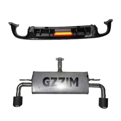 สปอยเลอร์ดิฟฟิวเซอร์กันชนหลัง ABS/PP สำหรับ Golf 7.5 รุ่น GT