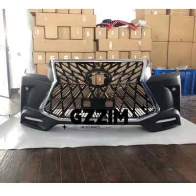 Toyota Vigo 2012 Plastic Front Bumper Grille Full Sets Bodykit Upgrade Parts To Lx Style